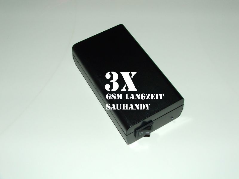 GSM Langzeit Sauhandy - Wilduhr - 3er Set